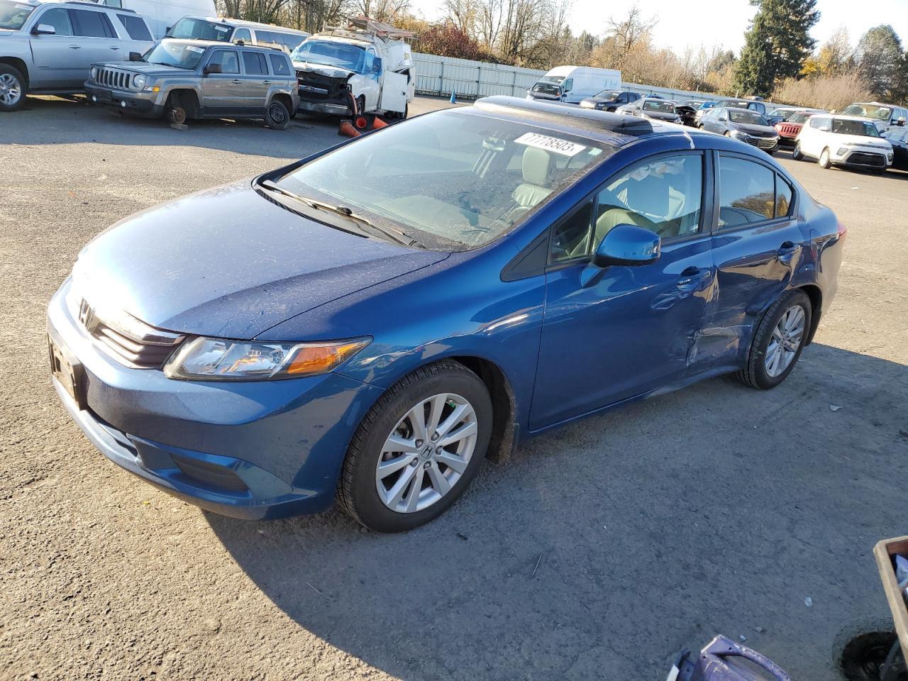 2012 HONDA CIVIC EXL