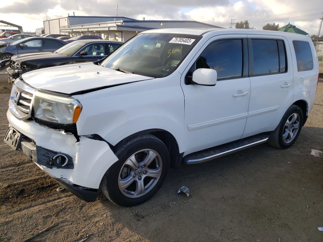 2012 HONDA PILOT EXL