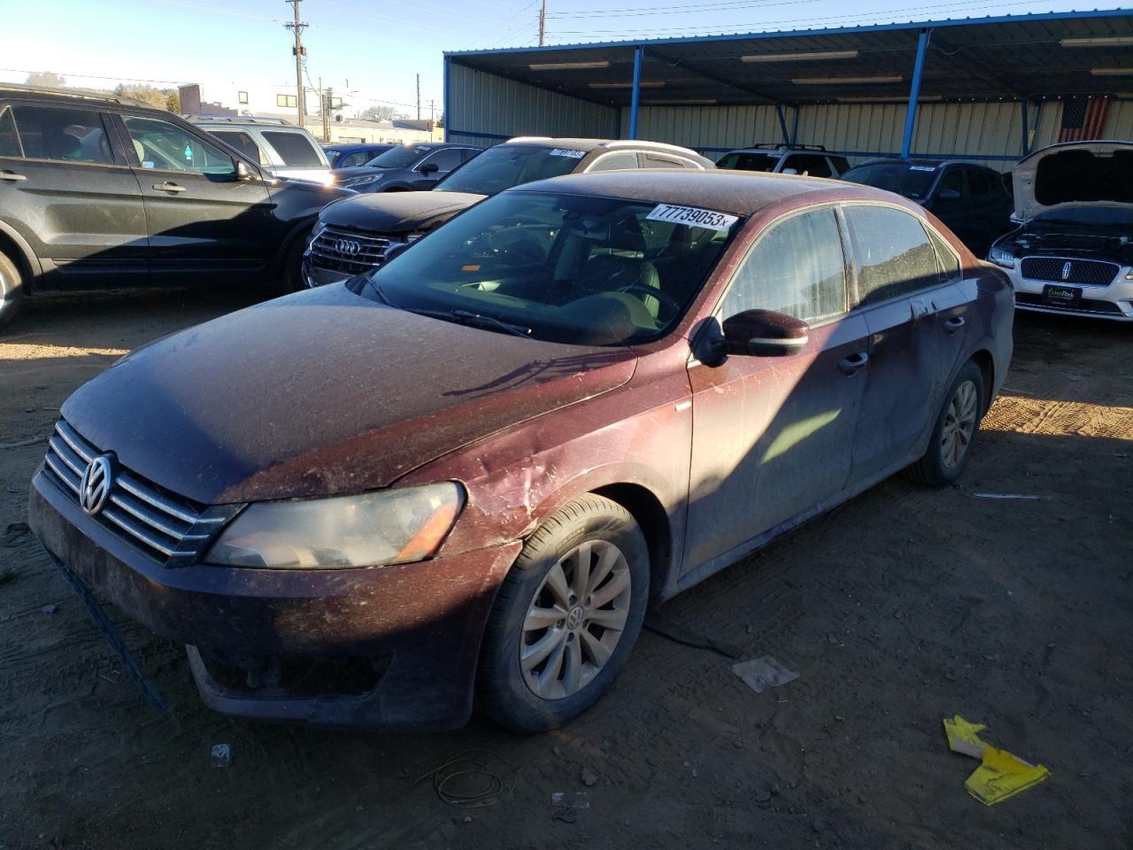 2014 VOLKSWAGEN PASSAT S