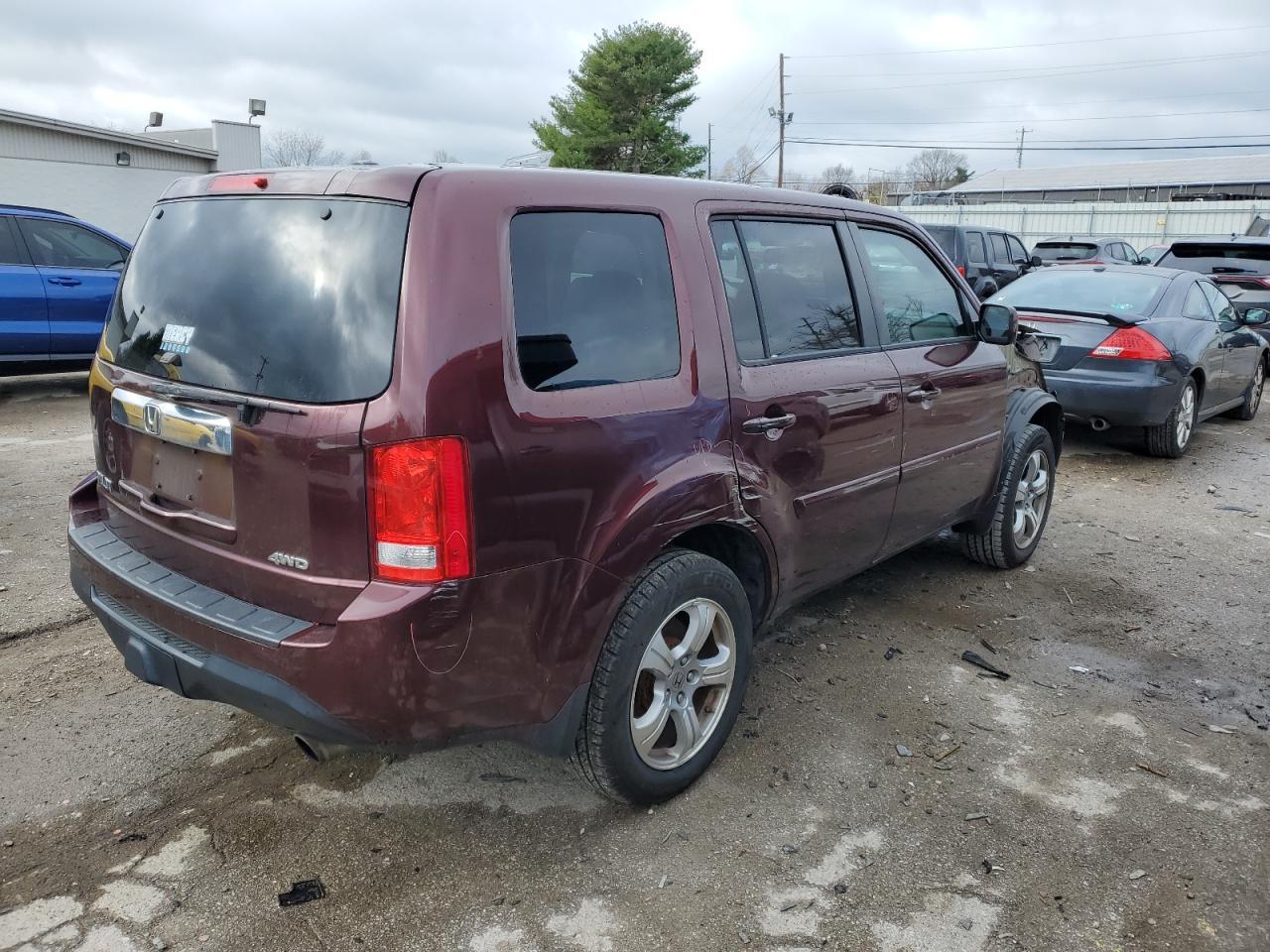 2012 HONDA PILOT EXL - Image 3