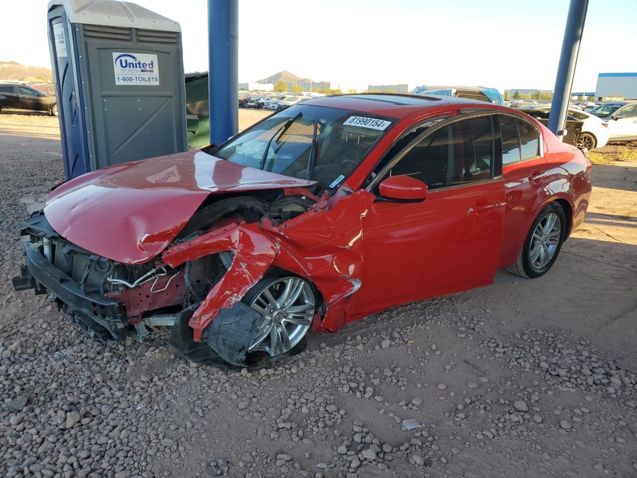 2011 INFINITI G37 BASE