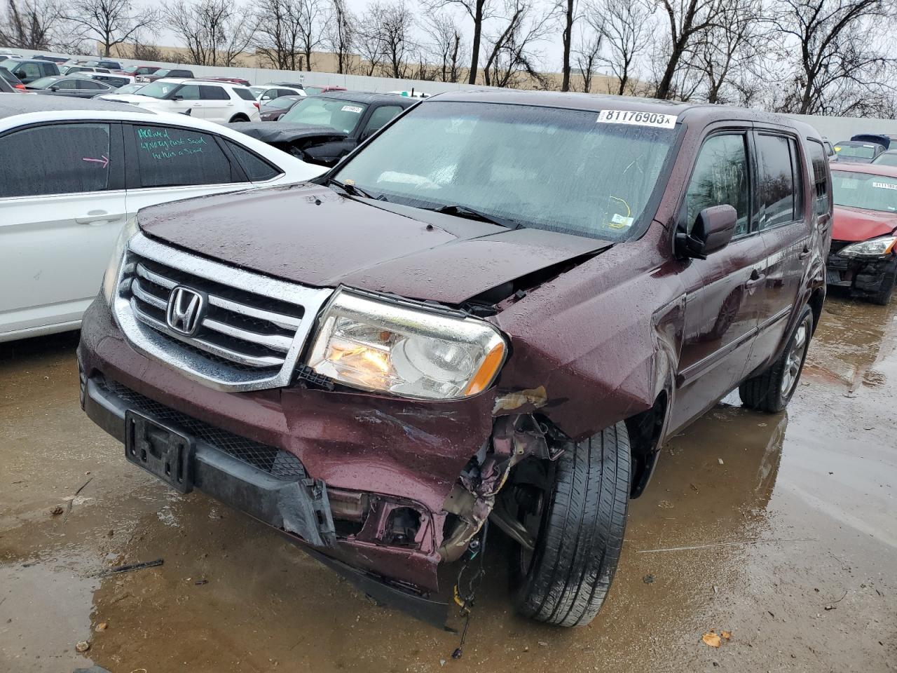 2012 HONDA PILOT EXL