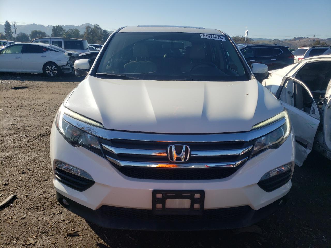 2017 HONDA PILOT EXL - Фото 5
