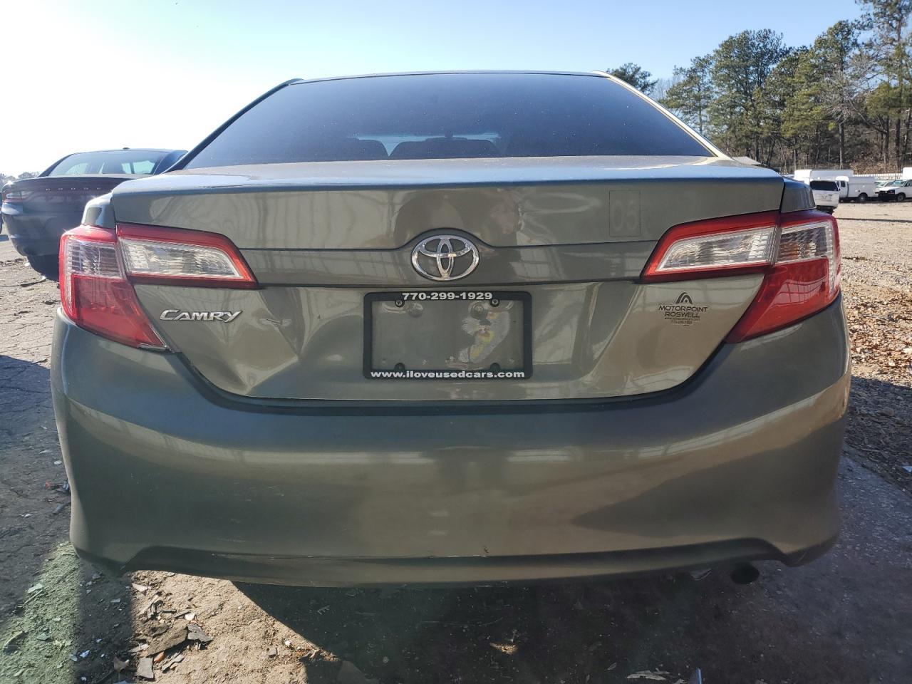 2012 TOYOTA CAMRY BASE - Фото 6
