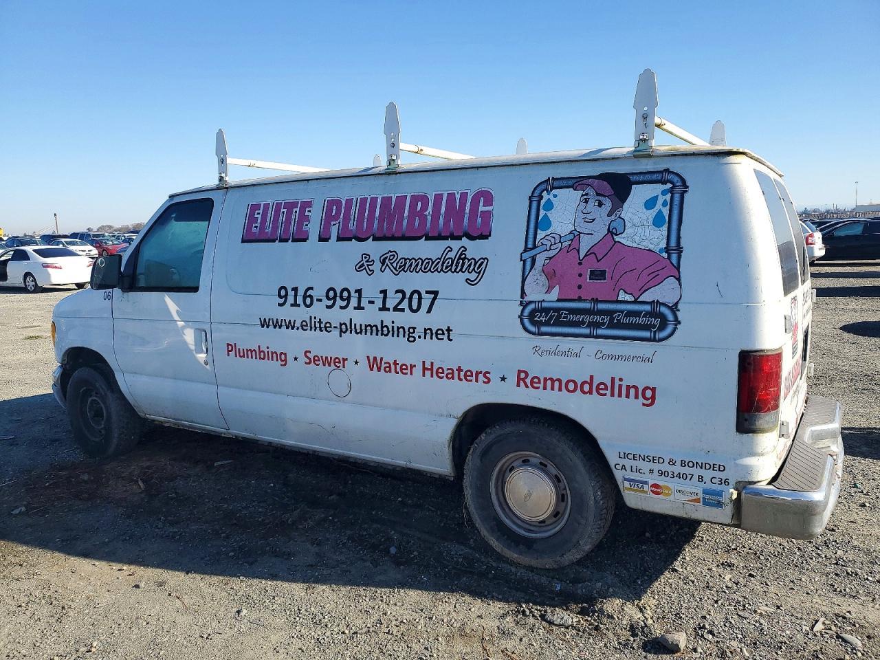 2002 Ford E150 Utility / Service Van - Image 2