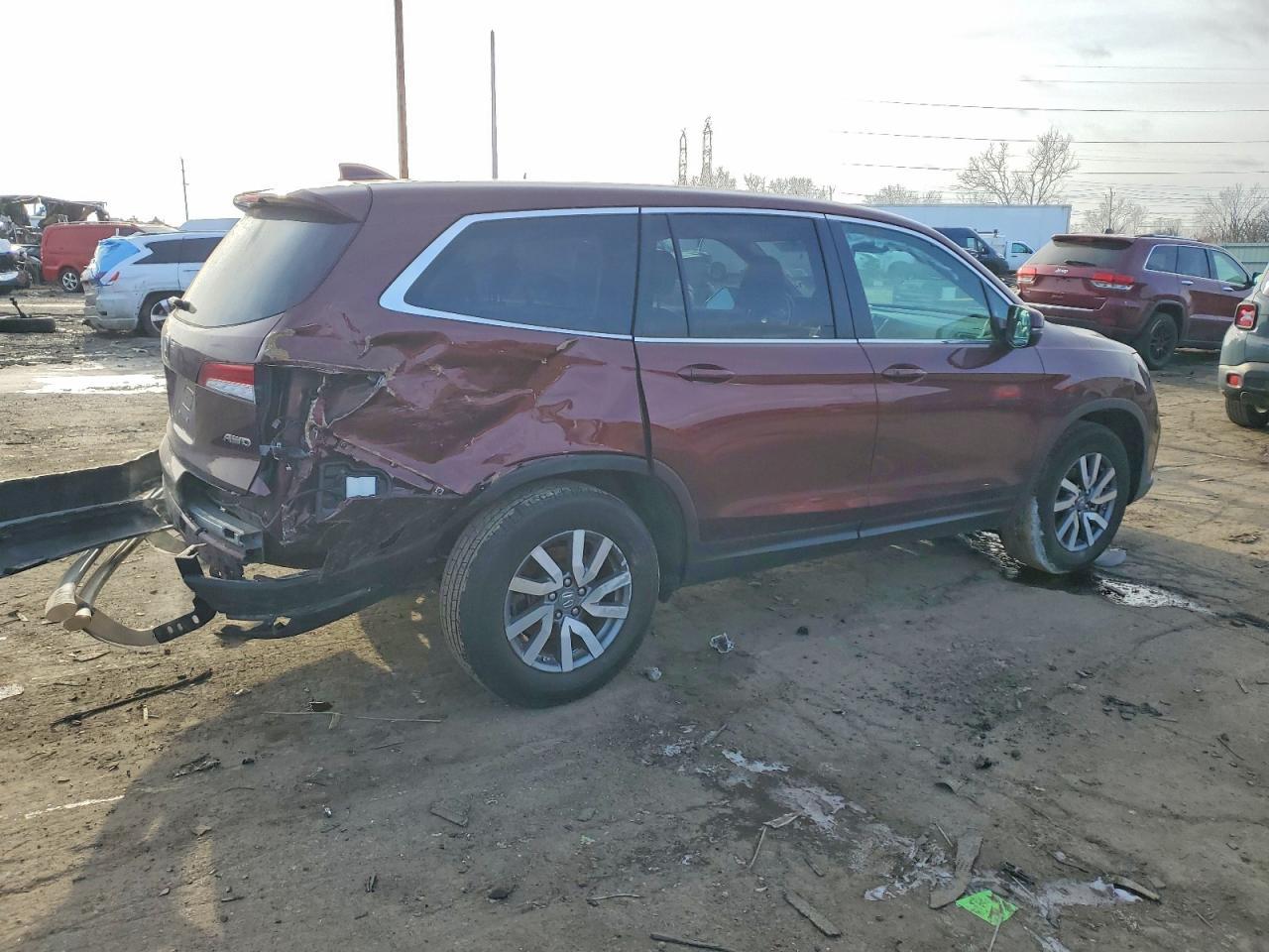 2021 Honda Pilot Exl - Фото 3