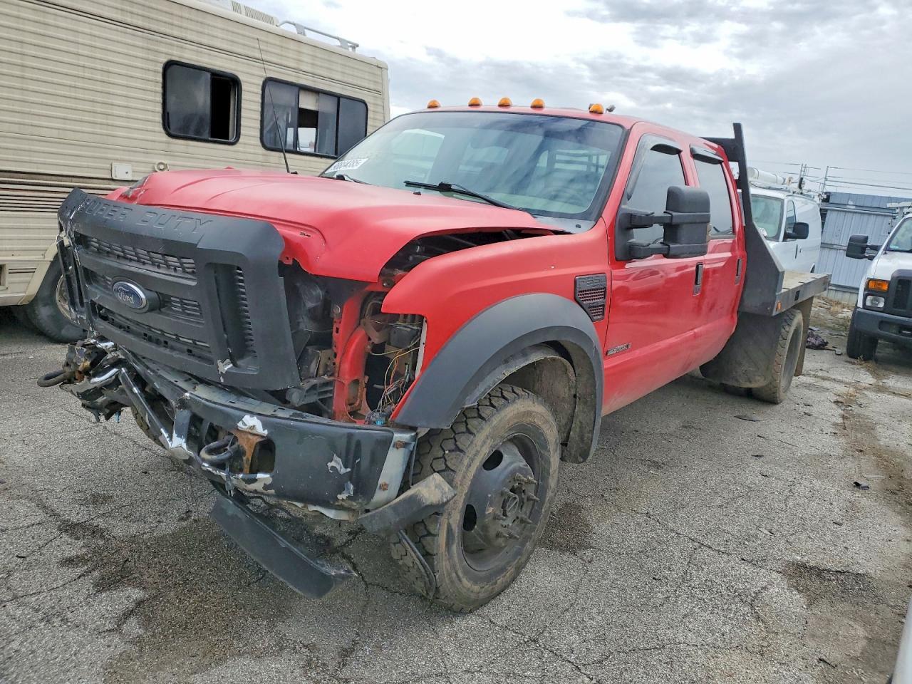 2002 Ford F350 Super Duty Flatbed Truck