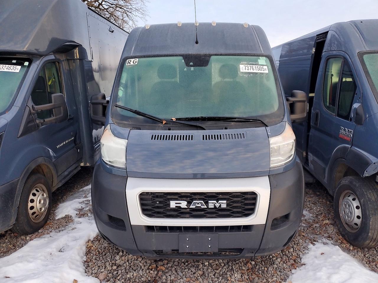 2021 Ram Promaster 3500 - Cargo Van ** Clean Title * Prior Fleet ** - Фото 5