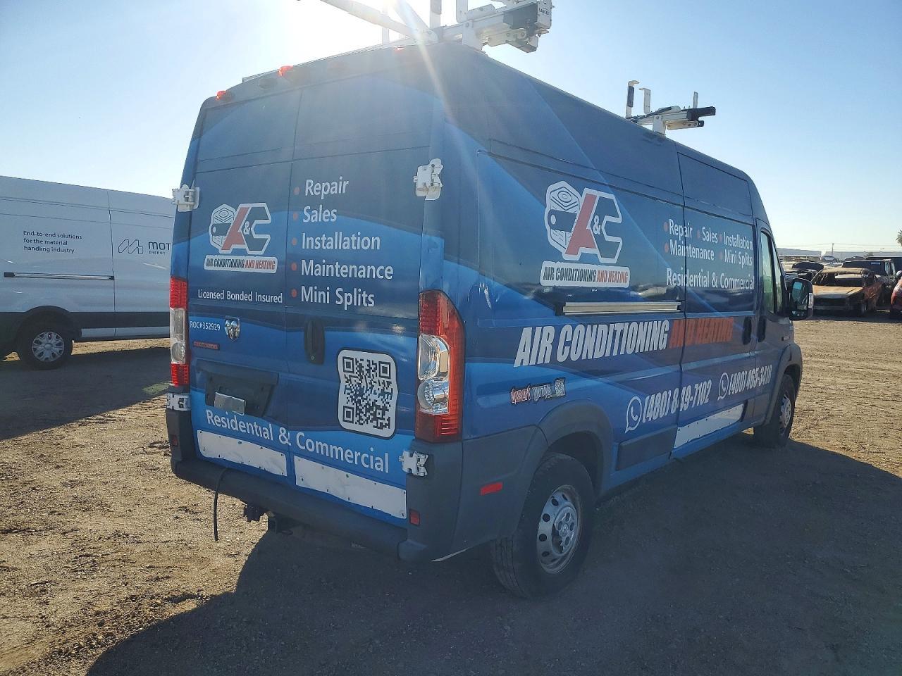 2017 Ram Promaster 2500 Utility / Service Van - Фото 4