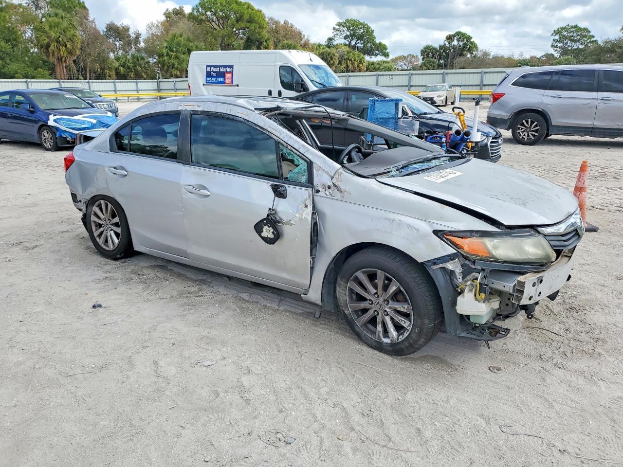 2012 Honda Civic Ex - Фото 4