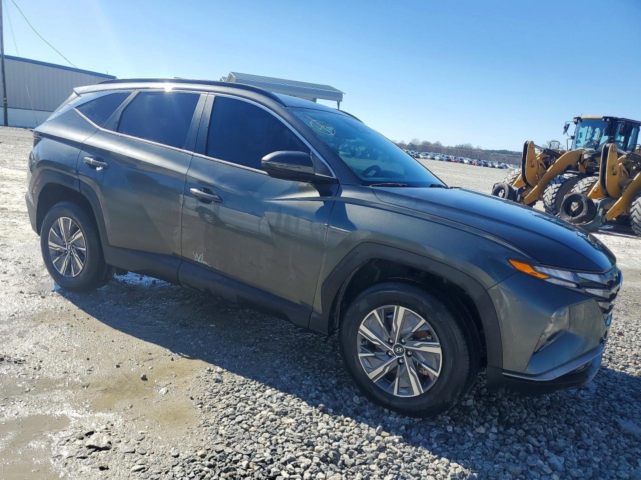 2022 Hyundai Tucson Hybrid Blue - Image 4