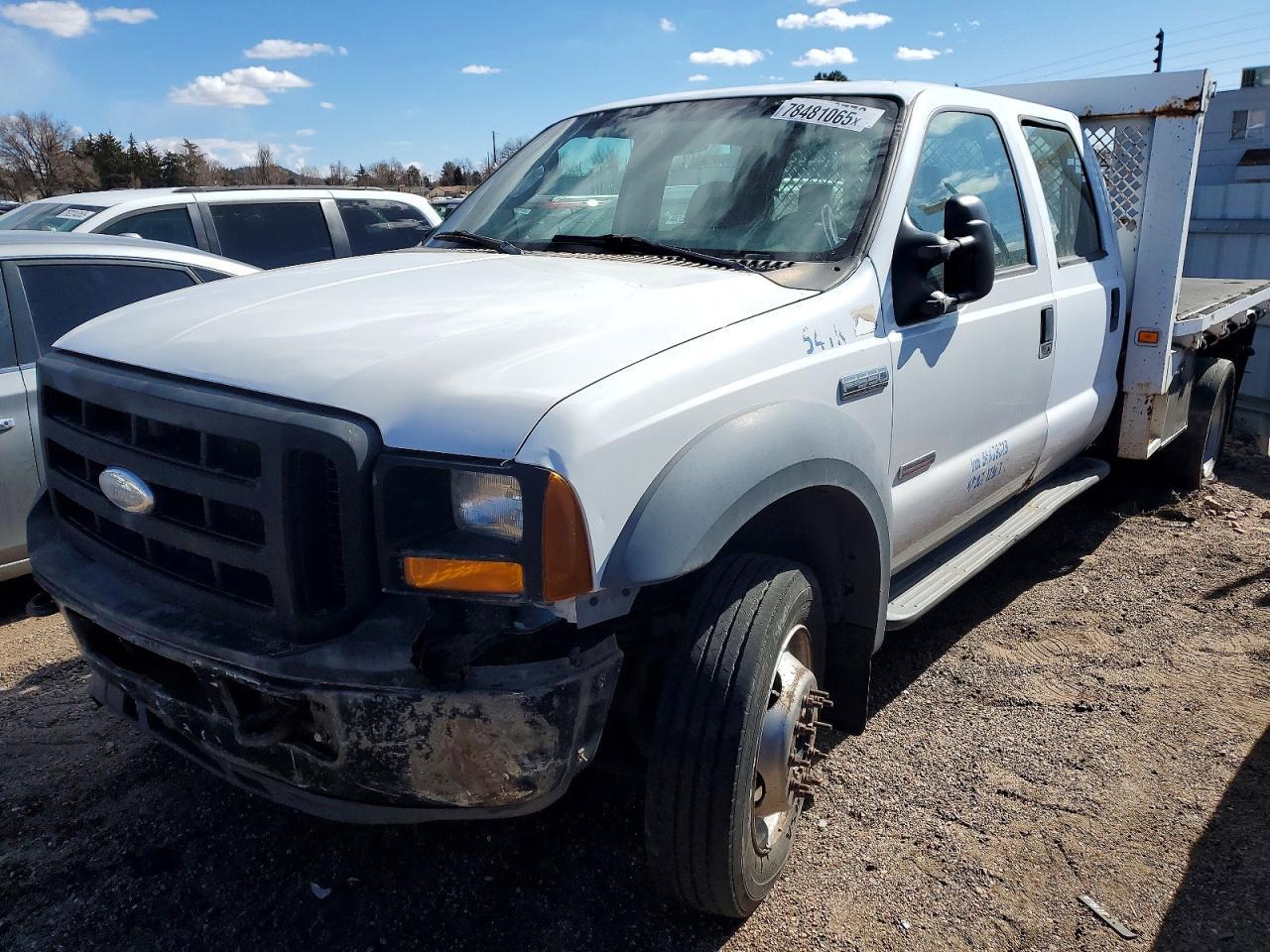 2007 Ford F550 Super Duty Flatbed Truck - Image 2