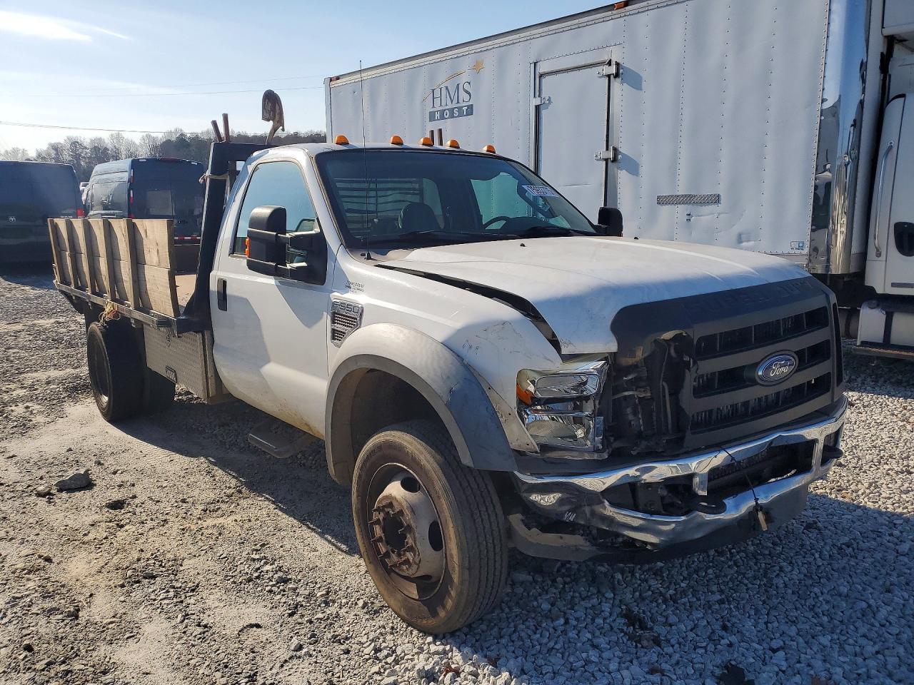 2008 Ford F550 Super Duty Flatbed Truck - Фото 4