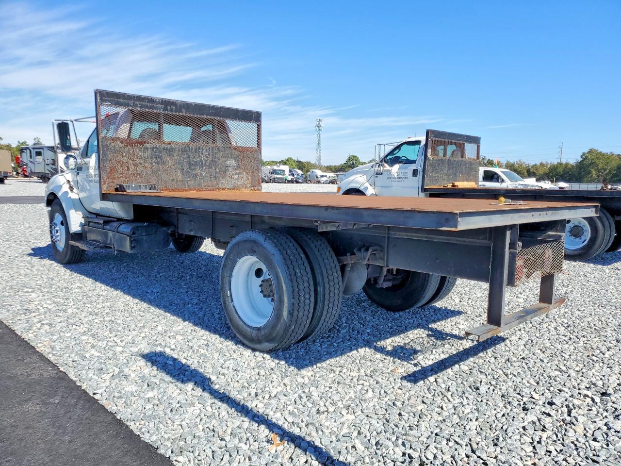2013 Ford F650 Super Duty Flatbed Truck - Image 2