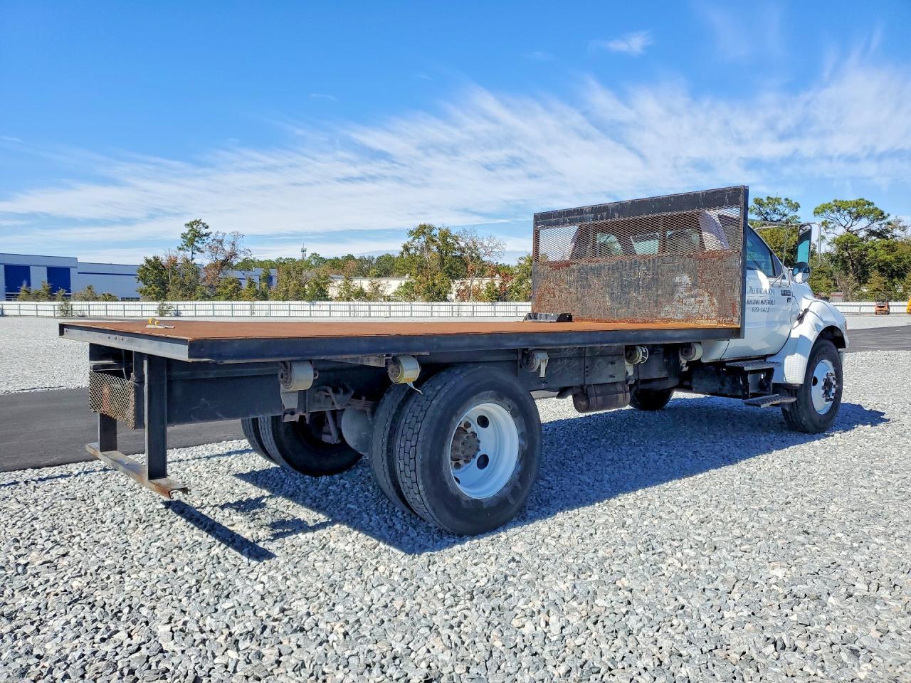 2013 Ford F650 Super Duty Flatbed Truck - Image 3