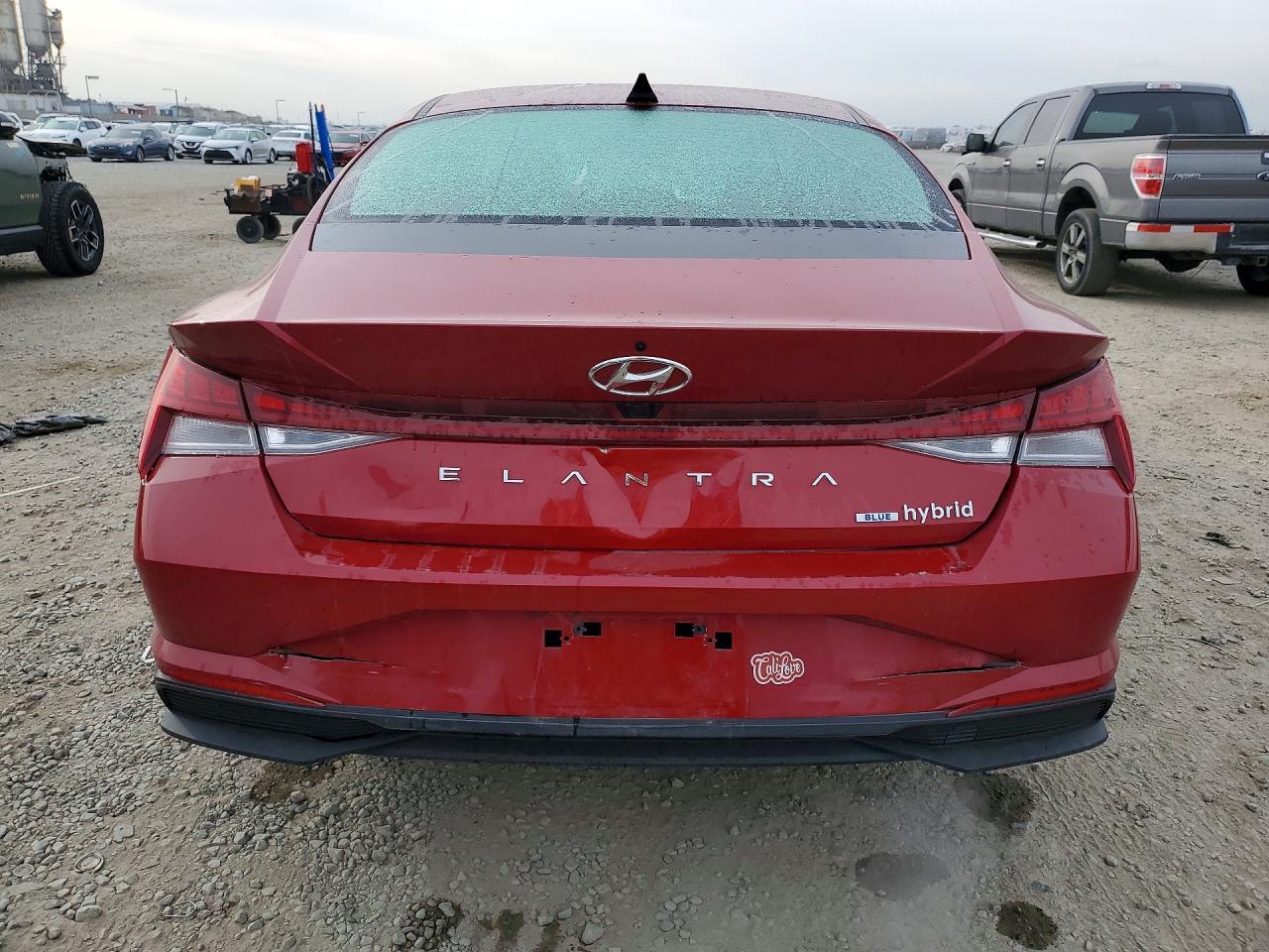 2022 Hyundai Elantra Hybrid Blue - Фото 6