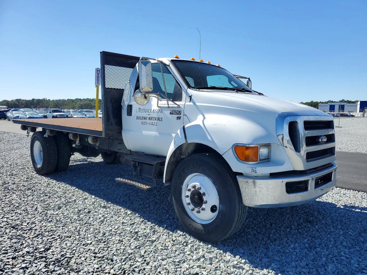 2013 Ford F650 Super Duty Flatbed Truck - Image 4