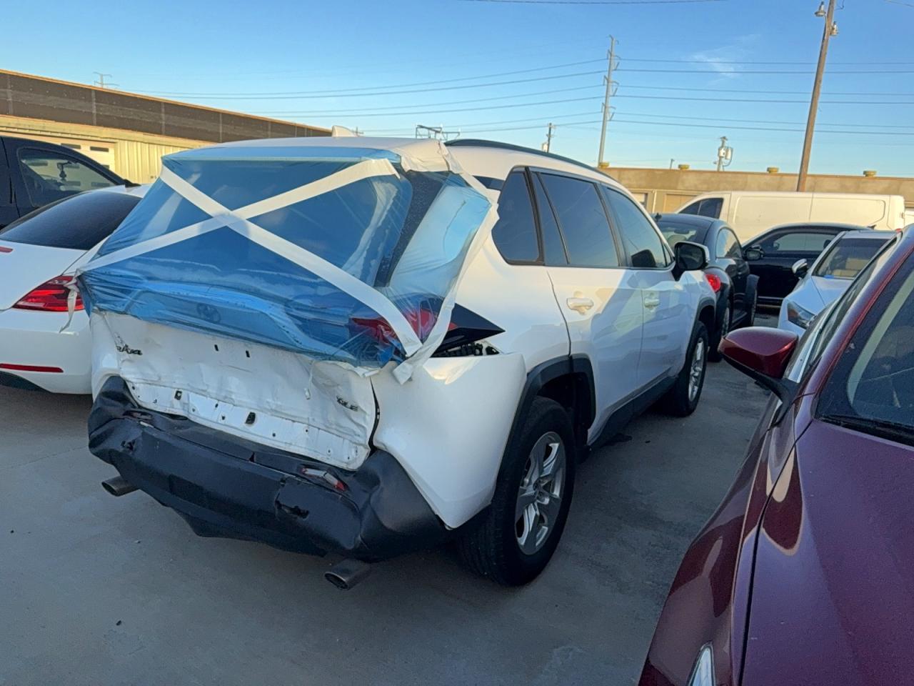 2021 Toyt Rav4 Xle White - Фото 4