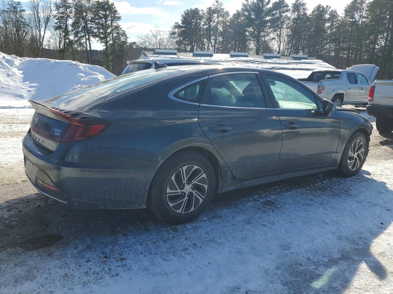 2021 Hyundai Sonata Hybrid Blue - Фото 3