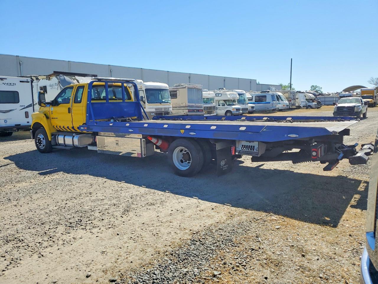 2021 Ford F-650 Sd - Flatbed Tow Truck *** Prior Aaa Fleet *** - Image 2