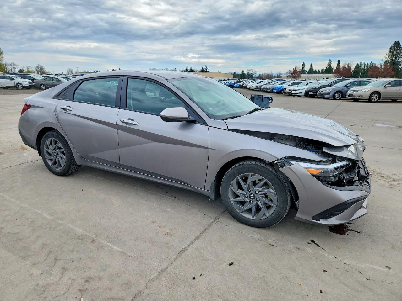 2024 Hyundai Elantra Hybrid Blue - Фото 4