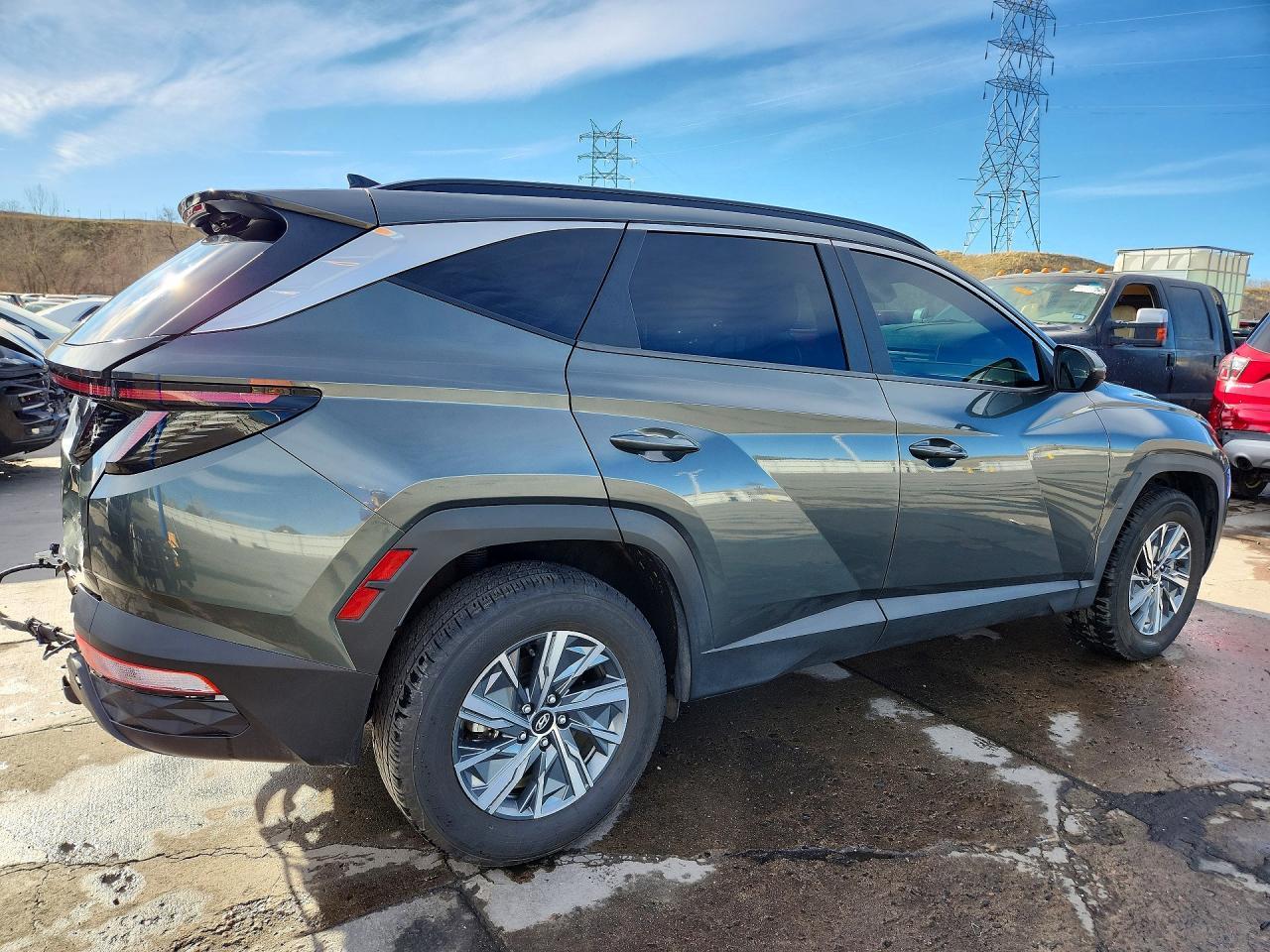 2022 Hyundai Tucson Hybrid Blue - Фото 3