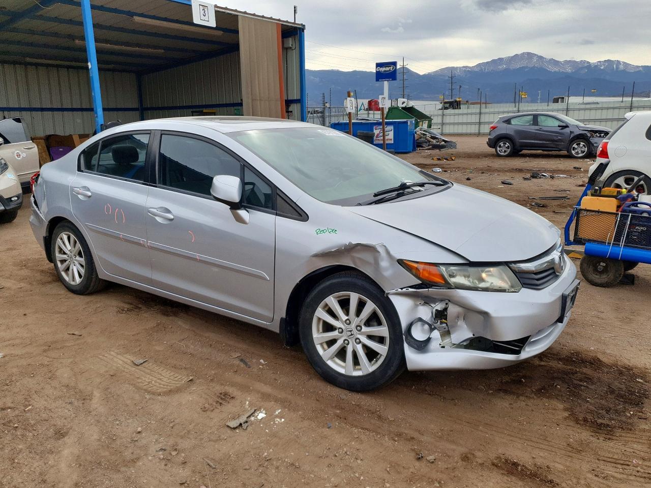 2012 Honda Civic Ex - Фото 4