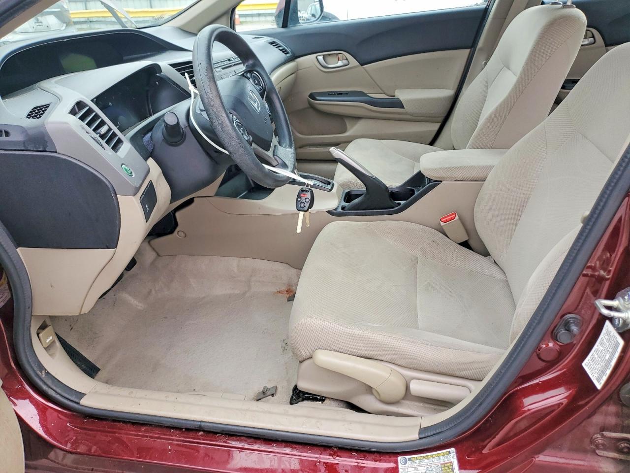 2012 Honda Civic Lx - Фото 7