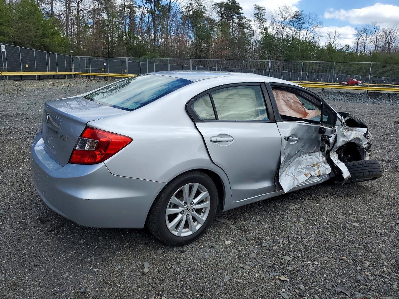 2012 Honda Civic Ex - Фото 3