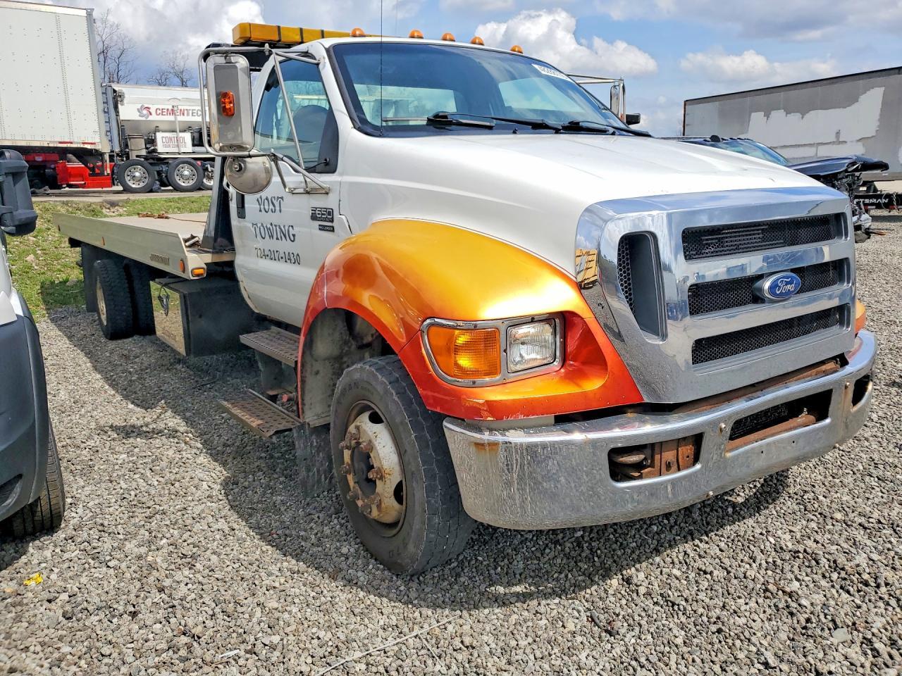 2008 Ford F650 Super Duty Rollback Truck - Фото 4