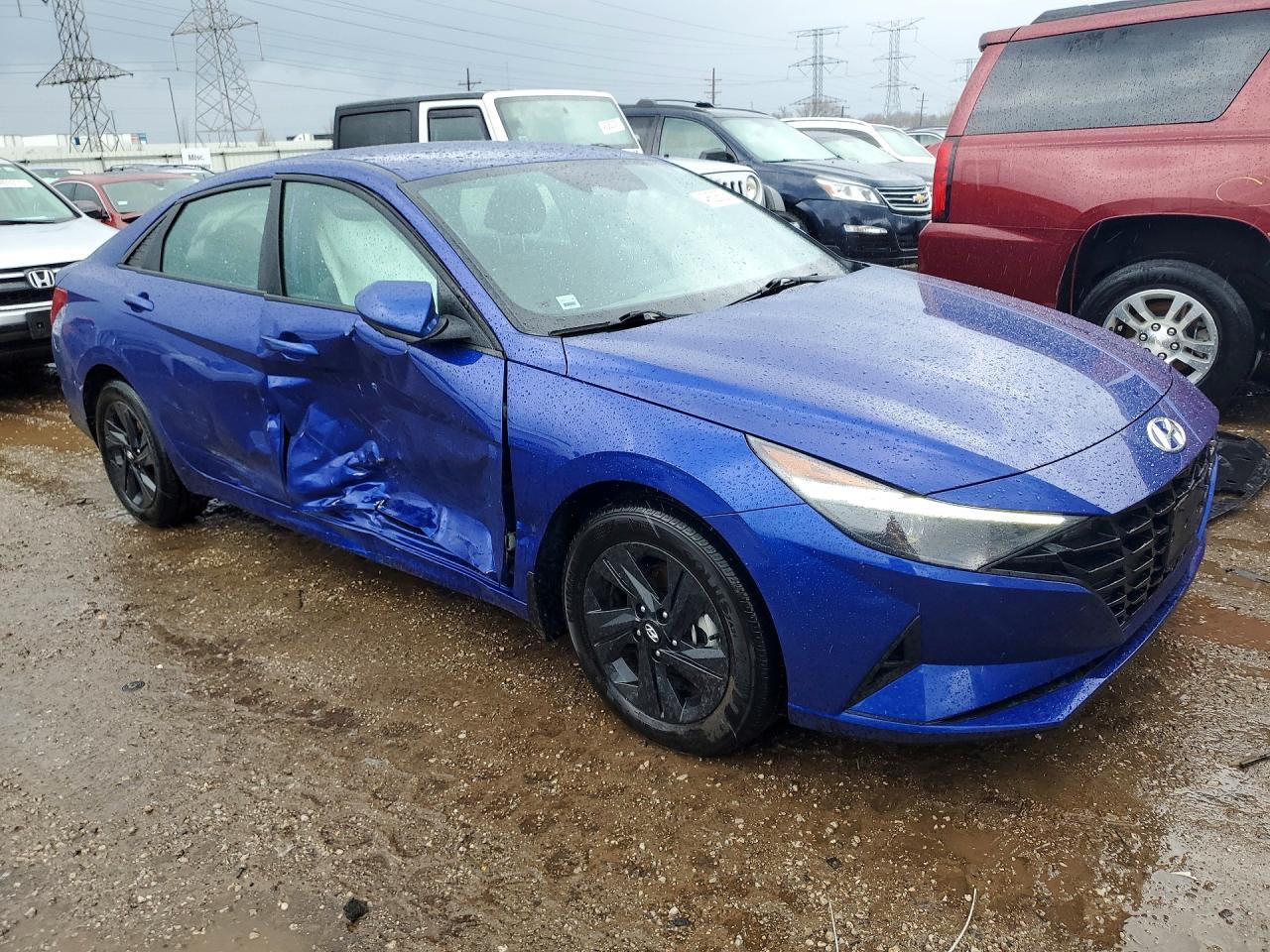 2023 Hyundai Elantra Hybrid Blue - Image 4