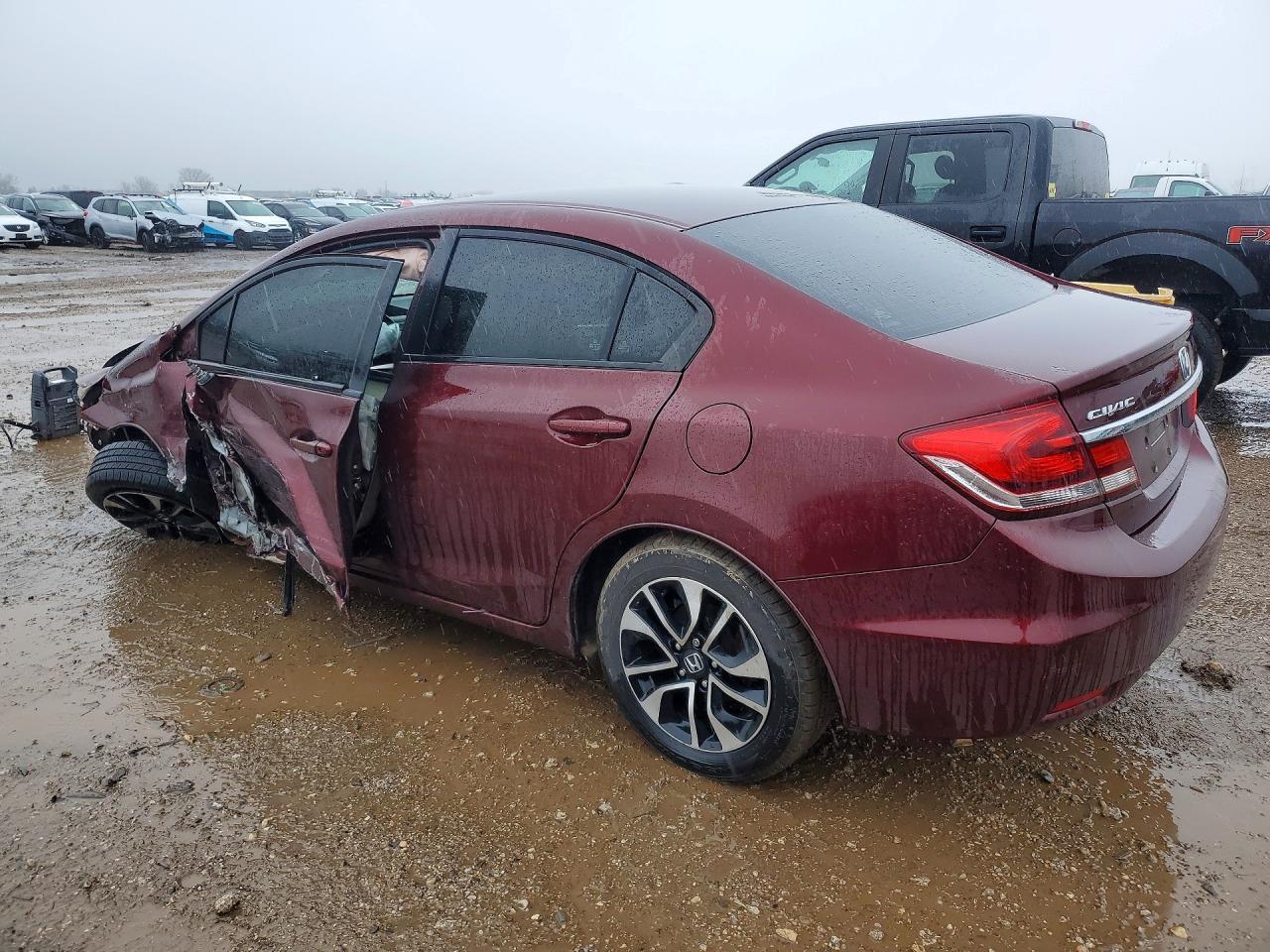 2015 Honda Civic Ex - Фото 2