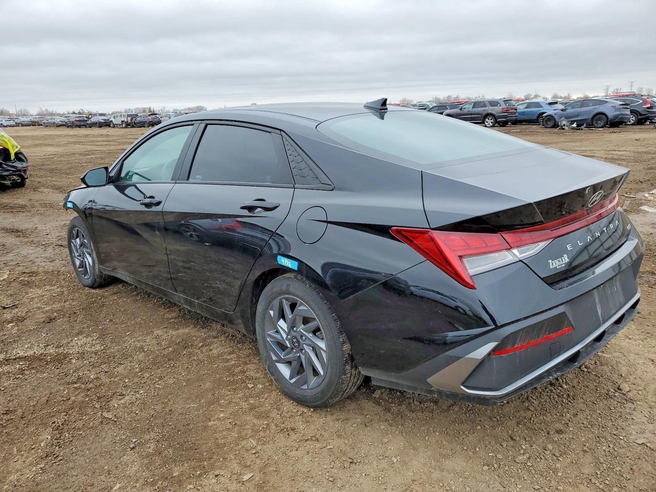 2024 Hyundai Elantra Hybrid Blue - Фото 2
