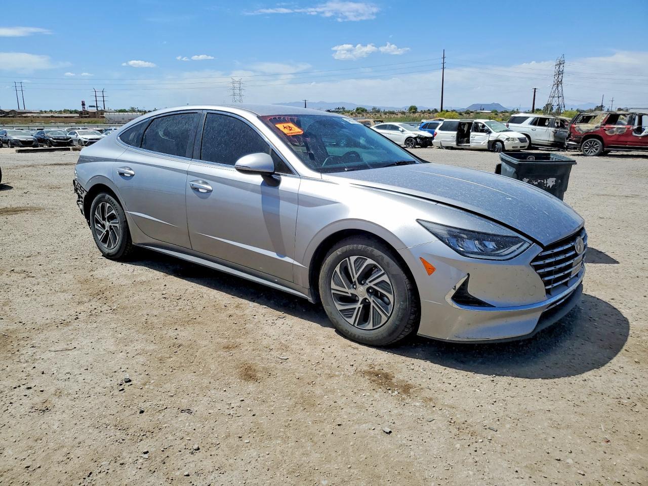 2021 Hyundai Sonata Hybrid Blue - Image 4