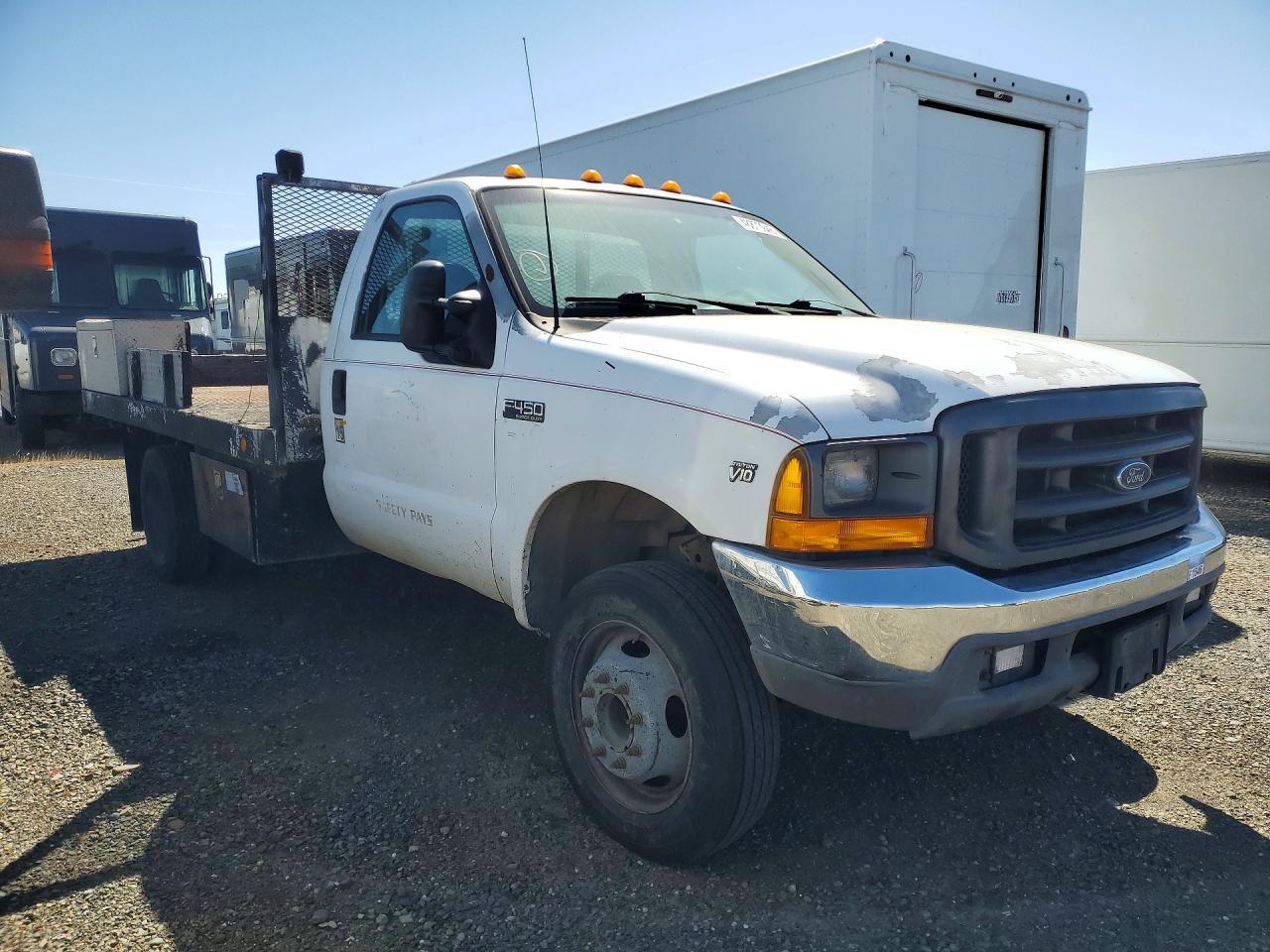 1999 Ford F-450 Sd - Flatbed Truck ** R & D * Cln Title * Pri Fleet ** - Image 4