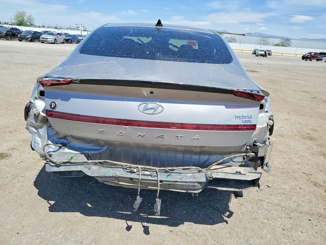 2021 Hyundai Sonata Hybrid Blue - Image 6