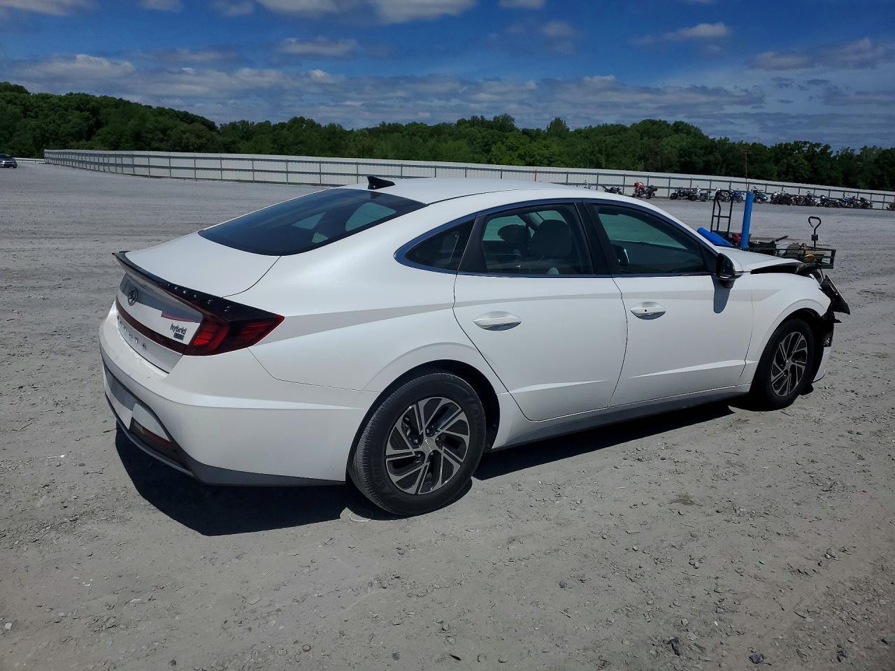 2021 Hyundai Sonata Hybrid Blue - Фото 3