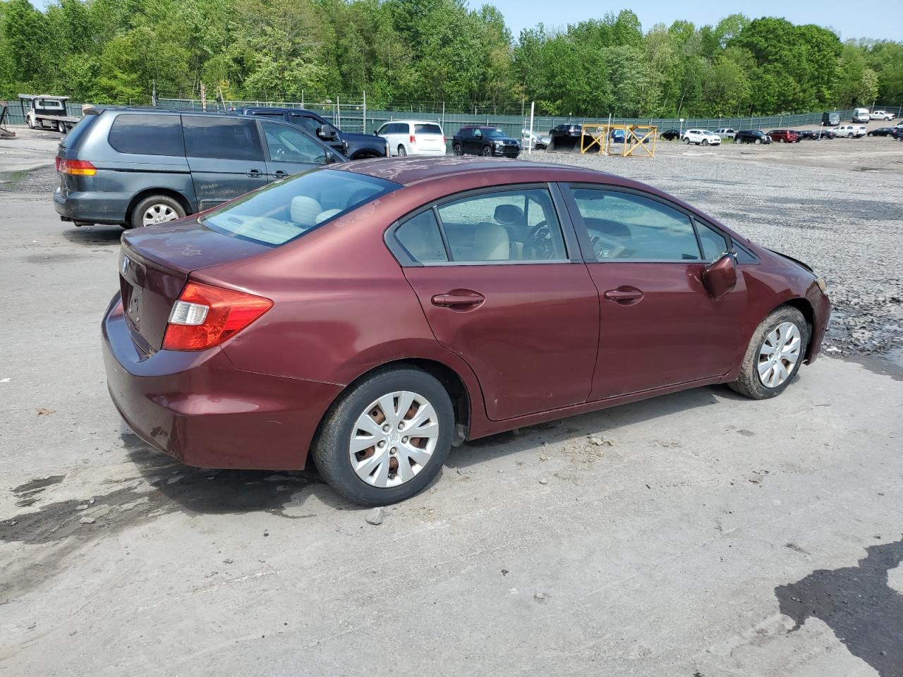 2012 Honda Civic Lx - Фото 3