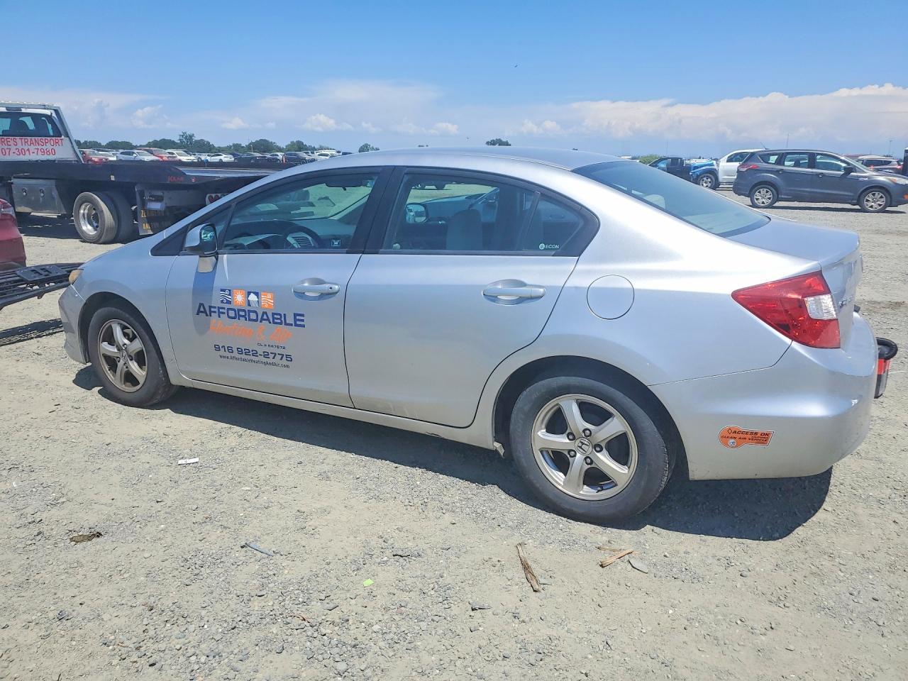 2012 Honda Civic Natural Gas - Фото 2