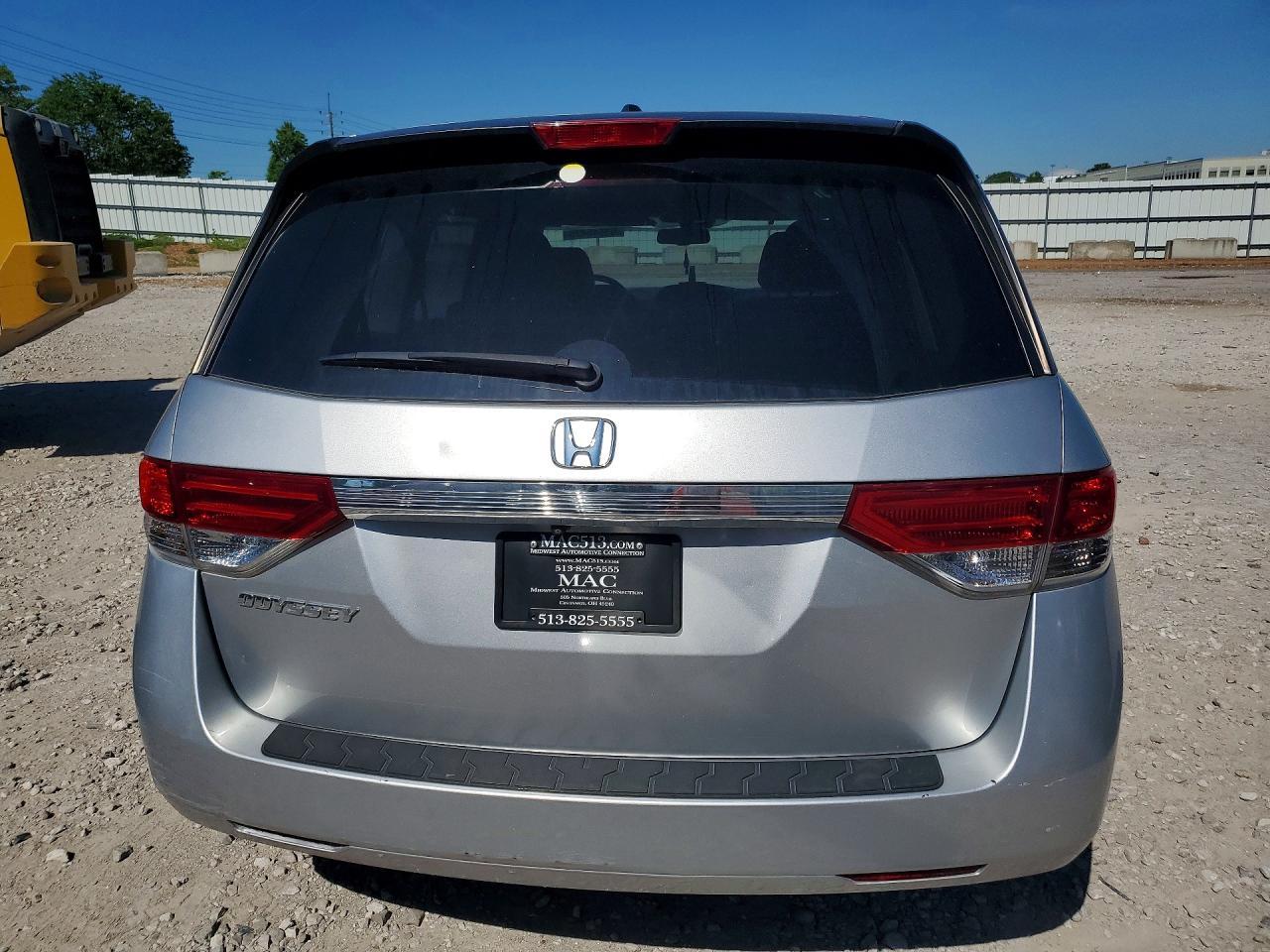 2014 Honda Odyssey Exl - Фото 6