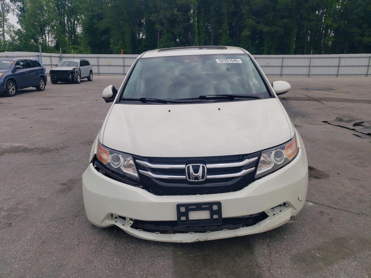2015 Honda Odyssey Exl - Фото 5