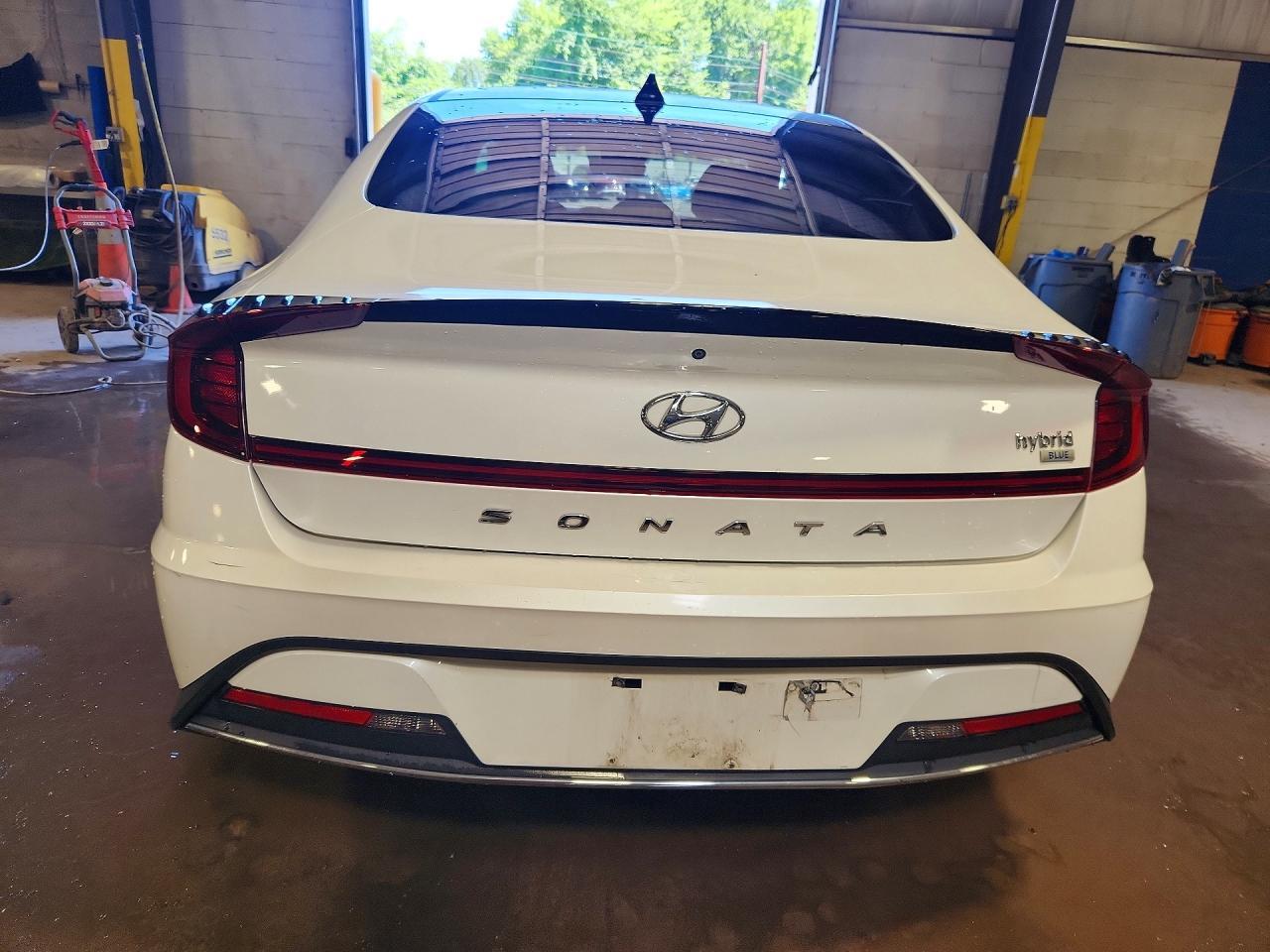 2021 Hyundai Sonata Hybrid Blue - Image 6