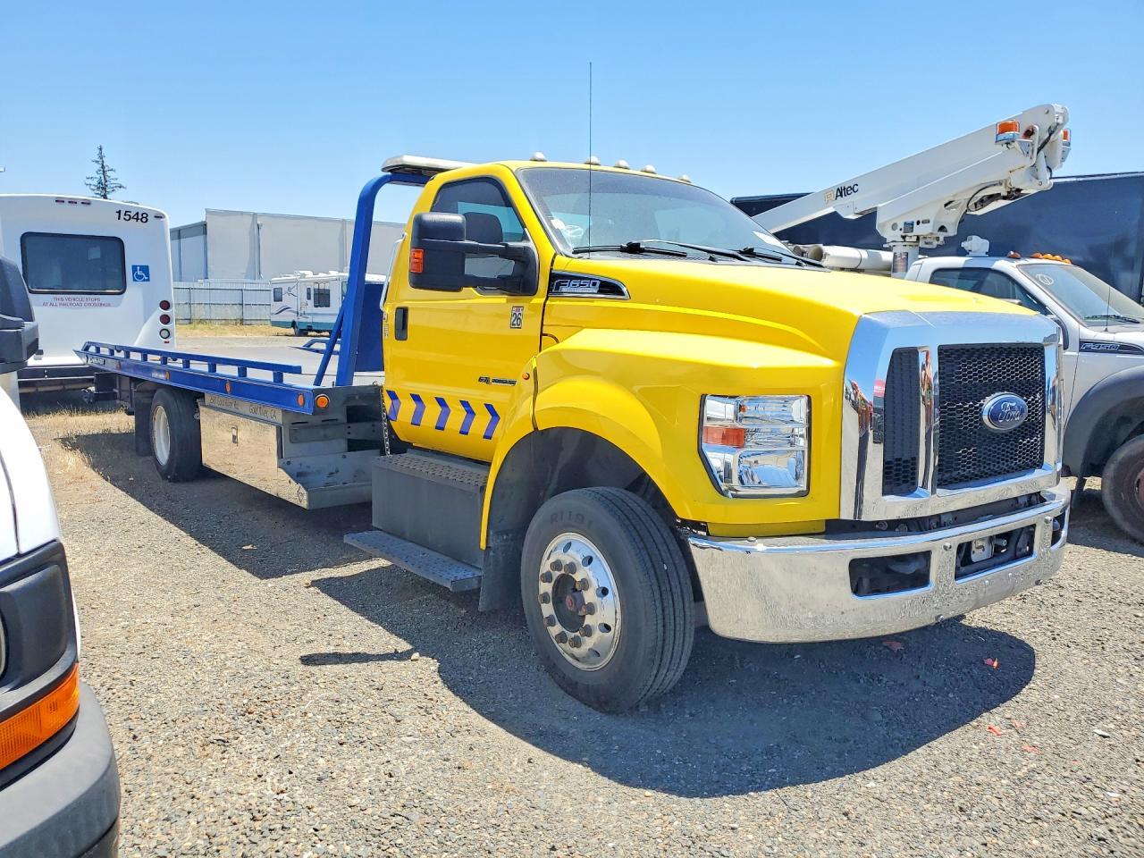 2022 Ford F-650 Sd Flatbed Tow Truck ** R & D * Cln Title * Pri Fleet ** - Фото 4