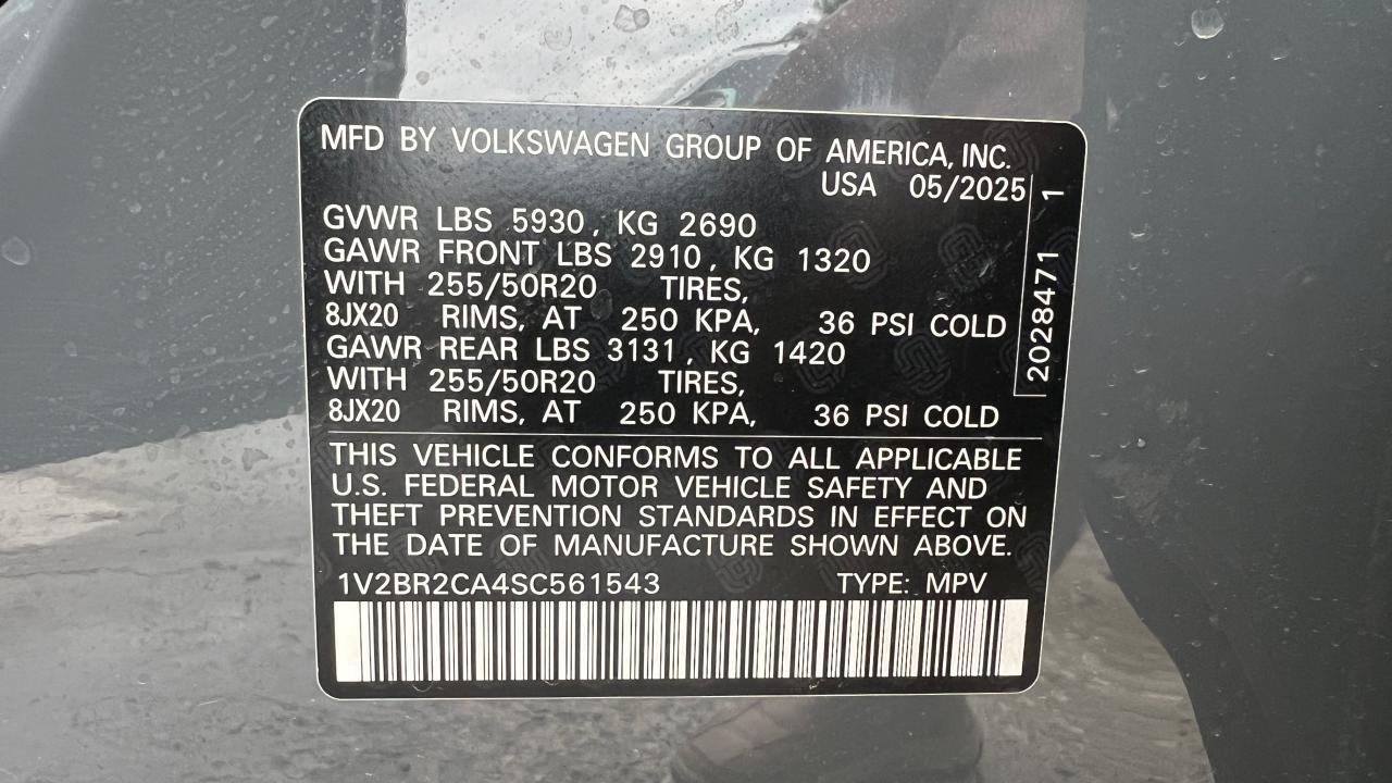 2025 Volkswagen Atlas Sel - Фото 7