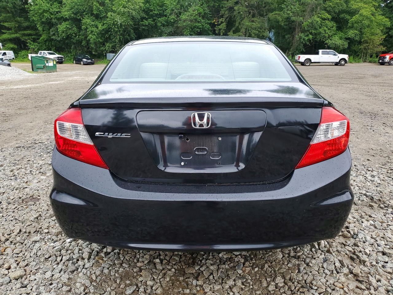 2012 Honda Civic Lx - Фото 6