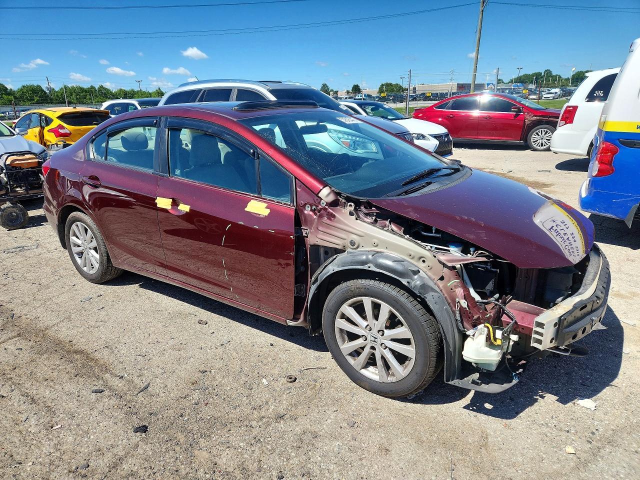 2012 Honda Civic Exl - Фото 4