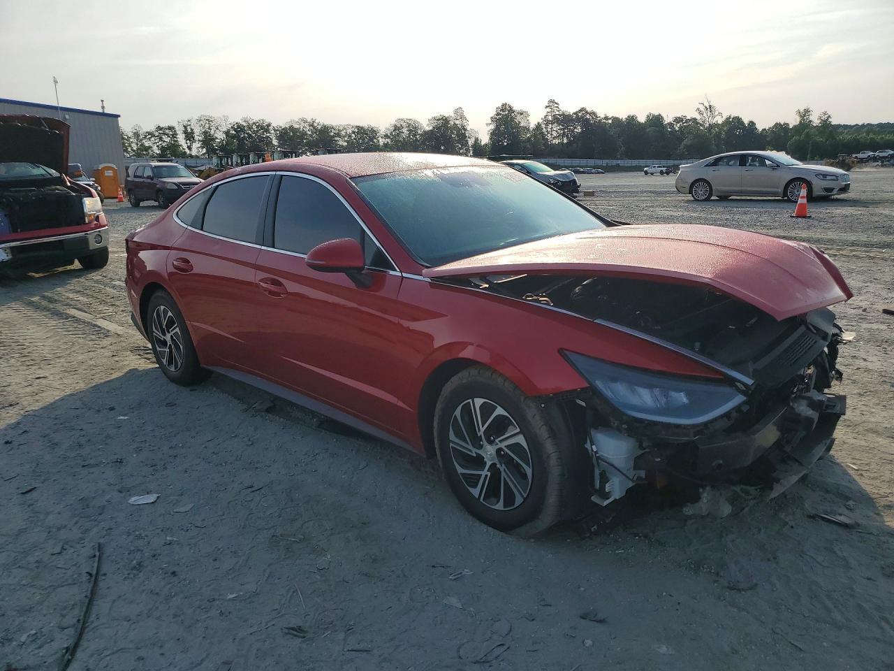 2021 Hyundai Sonata Hybrid Blue - Image 4