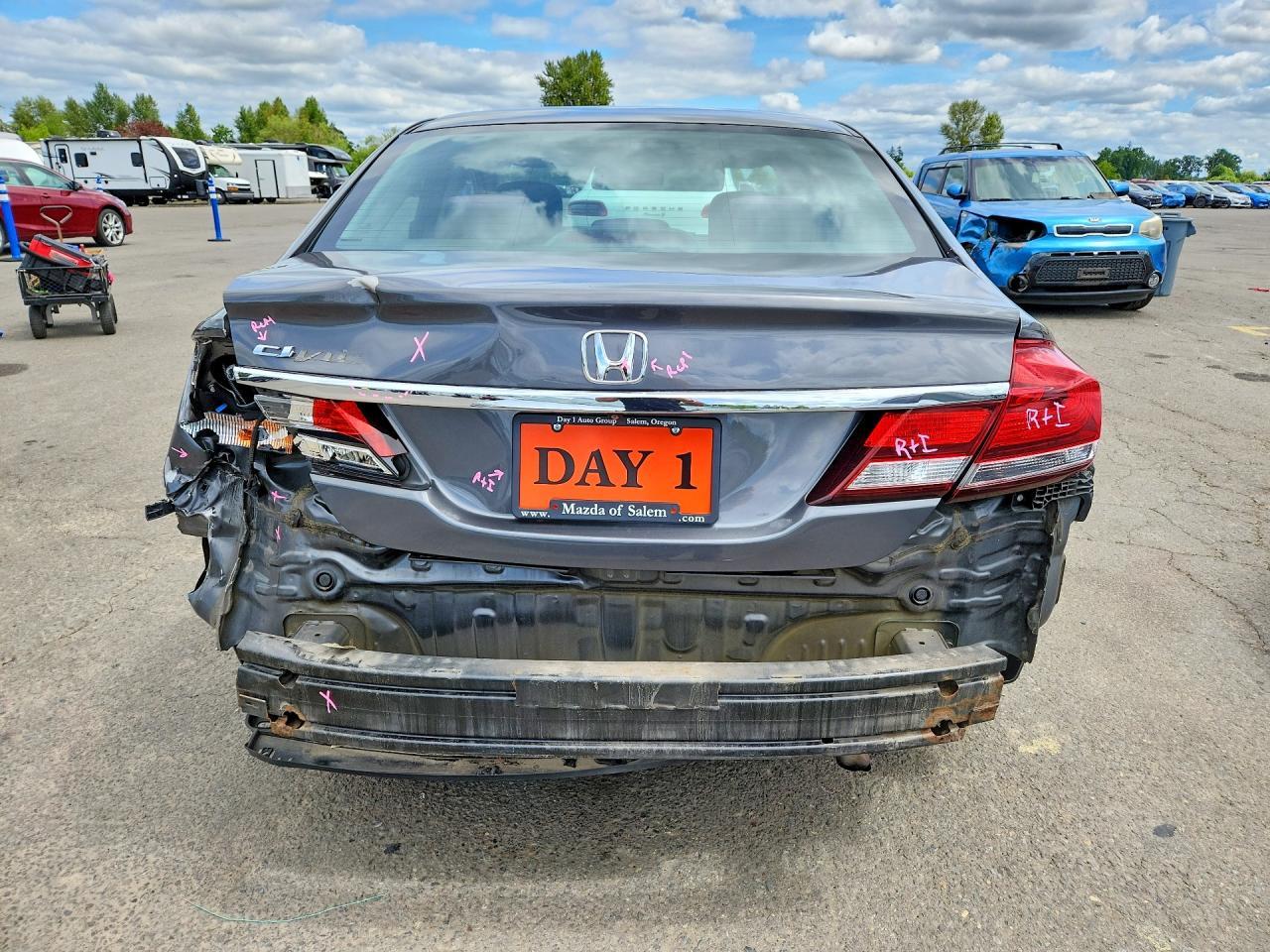 2013 Honda Civic Lx - Фото 6