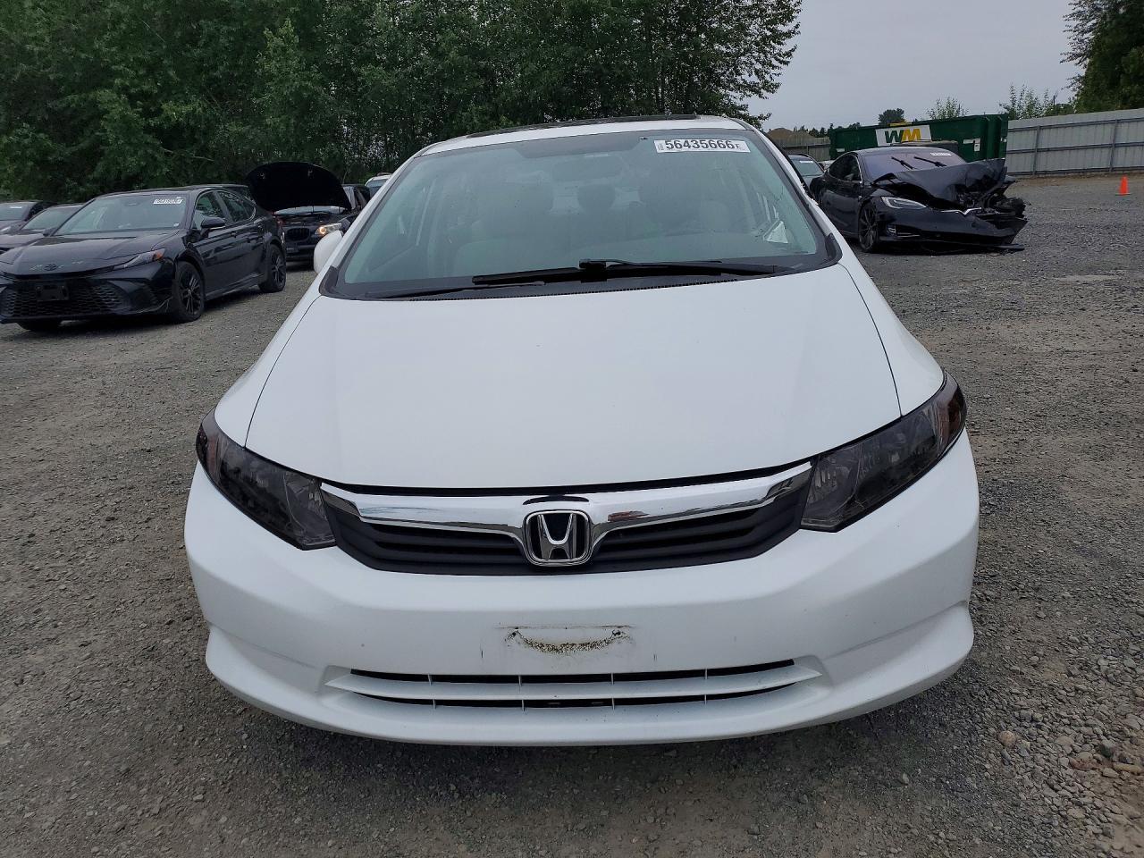 2012 Honda Civic Ex - Фото 5
