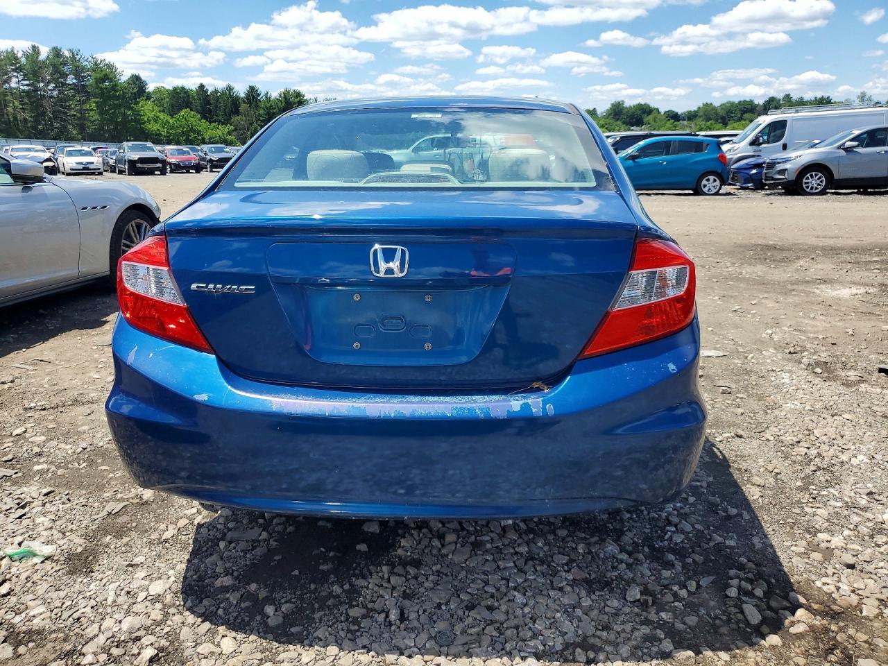 2012 Honda Civic Lx - Фото 6